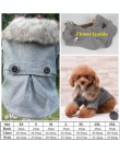 Różne luksusowe zimowy płaszcz dla psa ciepły księżniczka Pet pies elegancki płaszcz zwierzęta domowe są kombinezony zimowe ubra