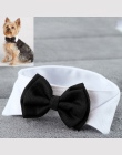 1 PC Pet Puppy psy regulowany łuk krawat kołnierz krawat Bowknot Bowtie wakacje dekoracje ślubne akcesoria nowy