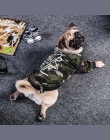 HOOPET nowy ubrania dla zwierząt domowych ciepłe bawełniane rozrywka styl jesień zima kurtka dwa nogi pies