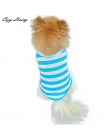 1 PC Pet ubrania dla małych psów koty XS-L pies szczeniak słodkie T Shirt ubrania klapa paskiem bawełniane ubrania dla zwierząt 