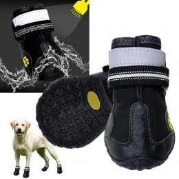 Odblaskowe buty dla psów skarpety zimowe buty dla psa obuwie deszcz nosić antypoślizgowe antypoślizgowe obuwie dla zwierząt dla 