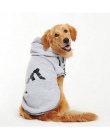 3XL-9XL zwierzęta domowe są Cartoon pies kostiumy ubrania bawełniane bluzy z kapturem kurtka zimowa duży pies swetry odzież spor