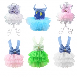 Modne ubrania dla zwierząt domowych sukienka Sweety księżniczka sukienka małych średnich zaopatrzenie dla piesków maskotka dla p