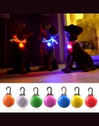 Latarka LED obroża dla psa lub kota świecące wisiorek noc bezpieczeństwa Pet prowadzi naszyjnik Luminous jasne dekoracji obroże 