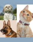 FLOWGOGO odblaskowe nylonowe spersonalizowane grawerowane obroża dla psa obroża dla kota obroże dla zwierząt domowych ID Tag dla