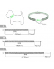 Bling Rhinestone obroża dla psa kryształ Puppy Chihuahua obroże dla psów Leash dla małych i średnich psów Mascotas akcesoria S M