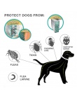 Nowy pies kołnierz anty pcheł komary na świeżym powietrzu regulowany obroża dla zwierząt kot pies akcesoria 8 miesięcy długotrwa