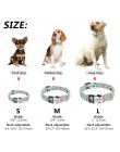 Obroża dla psa niestandardowe drukowane pies Tag obroża dla spersonalizowane Nylon Pet Puppy kot obroże ID grawerowane dla średn