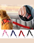 43-70 cm regulowany pies fotelik samochodowy pas pojazd pasów bezpieczeństwa uprząż ze sznura klip Pet akcesoria dla psów bezpie