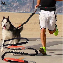 [TAILUP] psy smycz do biegania elastyczność ręka swobodnie produkty dla zwierząt psy uprząż kołnierz do biegania ołów i regulowa
