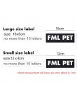 FML Pet ID tagi niestandardowe naklejki do uprzęży obroże dla psów 2 PC usunąć Dog Patch dostosowane spersonalizowane dla zwierz