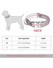Różowy obroża dla psa spersonalizowane nylonowe regulowane obroże dla psów trwałe zwierzęta ID kołnierz dla średnich i dużych Pe