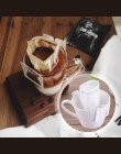 50 pcs/100 PCS przenośny domu biuro podróży DIY filtr do przelewowego zaparzania kawy torba wiszące uszu styl filtry do kawy pap