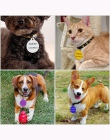Pet dostosowane obroże dla psów i pasy bezpieczeństwa niestandardowy pies arkusz spersonalizowane psy Tag grawerowane kołnierz p