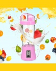 380 ml przenośne Blender podręczna sokowirówka USB akumulator elektryczny automatyczny warzyw owoców cytrusowych pomarańczowy so