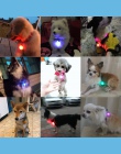 Wisiorek dla psów LED obroża dla kota/psa prowadzi światła świecące wisiorek Pet Luminous jasne świecące obroża dla psów ID tagi