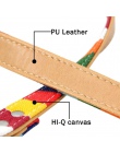 Produkt dla zwierząt domowych wyściełane duże obroża dla psa spersonalizowane płótno i skóra Puppy kot naszyjnik dla małych śred