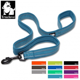 Truelove miękkie pies smycz w uprzęży i obroża odblaskowa siatka nylonowa Walking szkolenia 11 kolor 110 cm TLL2111 Dropshipping