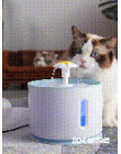Automatyczne kot fontanna do picia dla zwierząt domowych dozownik wody elektryczny LED dla zwierząt domowych automat do wody mis