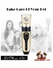 Akumulator niski poziom hałasu Cat Dog trymer do włosów elektryczne maszynka do strzyżenia zwierząt Remover Cutter Grooming zwie