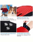 Rękawice dla zwierząt domowych szczotka do sierści dla psa grzebień rękawiczki dla kotów do czyszczenia zwierząt domowych masaż 