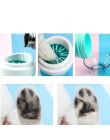 Dla zwierząt domowych do czyszczenia stóp kubek Paw szczotka do czyszczenia do mycia narzędzi na zewnątrz podkładka przenośny pi