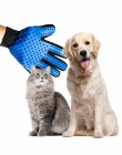 Silikonowe Szczotka do zwierząt rękawica do pielęgnacji zwierząt domowych do czyszczenia włosów rękawica do masażu dla zwierząt 