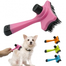 Samo czyste szczotka dla psa Puppy włosów futro Grooming rzuca grzebień narzędzie dla długich i krótkich włosów psów i kotów 4 k