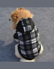 Ciepłe ubrania dla psów dla małych psów miękki polar odzież dla zwierząt mops kostium bluzy z kapturem 14530