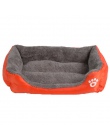 S-3XL 9 kolorów Paw Pet Sofa łóżka dla psów wodoodporne dno miękki polar ciepłe łóżko dla kota dom Petshop cama perro