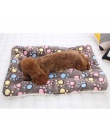 Miękkie flanelowe mata dla zwierząt domowych łóżko dla psa zima zagęścić ciepłe kot kocyk dla psa puppy spania okładka ręcznik p