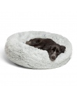 Ciepły polar łóżko dla psa 7 rozmiary okrągłe zwierzęta domowe są krzesło poduszki dla małych średnich dużych psów i kot zima bu
