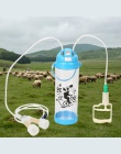 3L impulsu elektrycznego typu maszyna do dojenia 3L butelka i próżni pompa ciśnieniowa do dojenia pompa ręczna Milker dla kóz