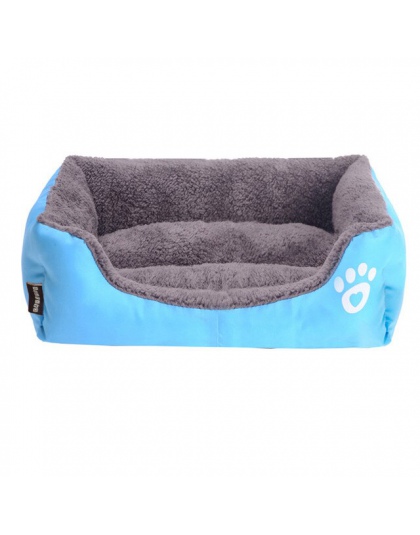 Łóżka dla psów łapa zwierzę Sofa wodoodporna dno miękkie polar ciepłe łóżko dla kota dom Petshop Dropshipping cama perro
