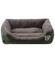 Łóżka dla psów łapa zwierzę Sofa wodoodporna dno miękkie polar ciepłe łóżko dla kota dom Petshop Dropshipping cama perro