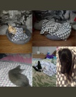 Miękkie flanelowe zwierzęta domowe są kocyk dla psa kropki drukowane oddychające łóżko dla psa i kota mata ciepłe zwierzęta domo