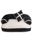 Naturelife ciepłe podwójne poduszki łóżko dla psa miękka bawełna pies dom Plus rozmiar łóżko dla zwierząt domowych dla psów i ko