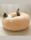Ciepły polar łóżko dla psa 4 rozmiary okrągłe zwierzęta leżanka Tyteps poduszka dla średnich i dużych psów i kot zima buda dla p