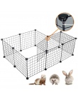 Składany kojec dla zwierząt żelaza ogrodzenia hodowla Puppy dom ćwiczenia treningowe szczeniak kotek psy miejsce dostaw króliki 