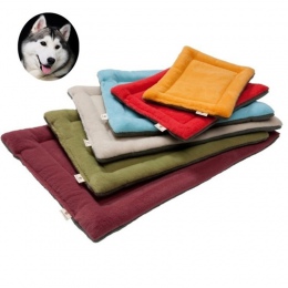 Miękkie legowisko dla psa mata poduszka dla zwierząt domowych dom dla kotów ciepłe kocyk dla psa solidna polar leżak łóżko dla m