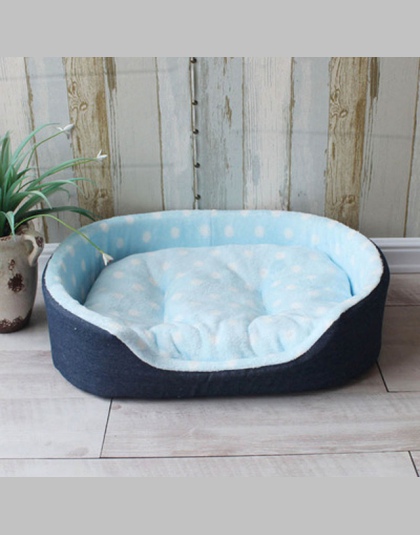 Luksusowe Pet dom Kennel ciepłe duży pies łóżko poduszka dla kota mata Sofa dla dużych psów Cama Para Cachorro Puppy Teddy sofa 