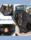 Pies przewoźnicy Oxford tkaniny Paw pokrycie siedzenia samochodu wodoodporny legowisko dla psa hamak Protector z pasem bezpiecze