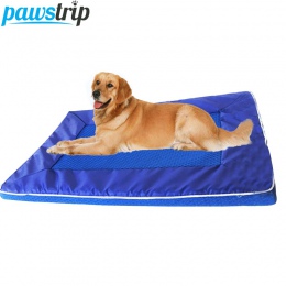 Pawstrip 3 rozmiar lato pies łóżko Oxford Nylon chłodzenia legowiska dla kotów oddychające odpinany umyć dużą pies poduszka mata
