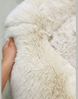 Długie pluszowe Super miękkie łóżko dla zwierząt hodowla psów okrągły kot zima ciepły śpiwór poduszka dla szczeniaka Mat przenoś
