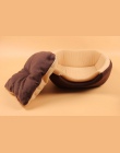 2 wykorzystuje składane miękkie ciepłe legowisko dla kota pies łóżko dla psów jaskini Puppy Mata do spania Pad gniazdo koc łóżka