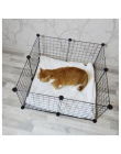 Ogrodzenia dla psów woliera dla zwierząt domowych montażu dla kotów drzwi kojec klatka produkty brama bezpieczeństwa dostaw dla 