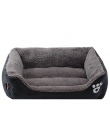 Hot 10 kolory duże łóżko dla psa wyściełane miękkie gniazdo dla zwierząt domowych dom ciepły kryty psy śpiące hodowla poduszki d