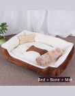 Grzywny radość ciepłe zwierzęta łóżka sofy z maty poduszki zima jesień kot legowisko dom miękkie bawełniane oddychające stałe ko
