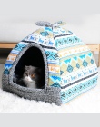Gorąca polar miękkie zwierzęta domowe są jurta domu łóżko dla psa Puppy buda dla psa dla zwierząt domowych dom dla pies kot małe