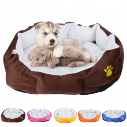 Łóżko dla psa łóżko dla psa łóżko dla psa gniazdo dla psa jesień i zima ciepły miękki polar mata hodowla dla kot Puppy